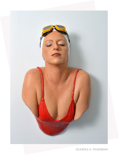 Carole M. Feuerman. Exposition Hyperrealism Lyon